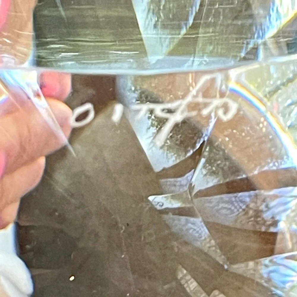 New Orrefors Crystal Decorative Vase Bowl Dish 5